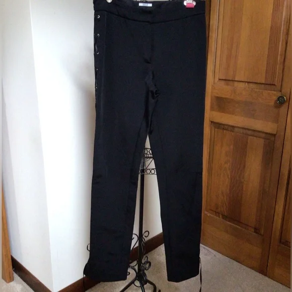 Wolford biker trousers, lace up sides, size 34 - Picture 3 of 10